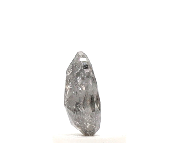 0.72 Ct Pear Cut Salt and Pepper Diamond