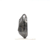 0.80 Ct Pear Shape Salt and Pepper Diamond