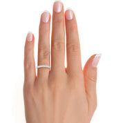 1.20 Ct Round Cut Prong Setting Diamond Wedding Band Eternity Wedding Rings