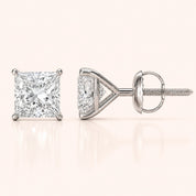 Princess Cut Diamond Earrings in Multiple Settings