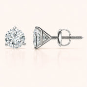 0.50 Ct to 5 Carat Round Stud Earrings in Multiple Settings