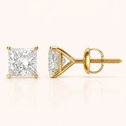Princess Cut Diamond Earrings in Multiple Settings