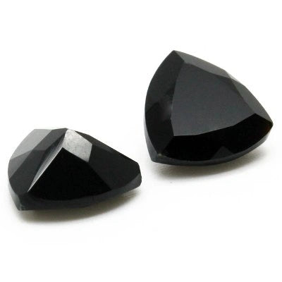 1 Carat Trillion Cut Diamond Loose Black Diamond Black Diamonds
