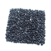 Natural 3 Carat Black Uncut Diamond Beads
