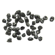 Natural 3 Carat Black Uncut Diamond Beads