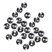 1 Carat Rose Cut Diamond Loose Black Diamonds
