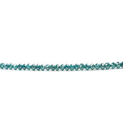 28 Inch Faceted Blue Color Diamond Beads necklace