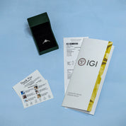 1.38 Carat Emerald Shape Five Stone Lab Diamond Ring