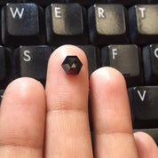 1 Ct To 3 Ct Hexagonal Shape Real Black Diamond