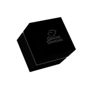 0.22 Ct Prong Setting Black Diamond Earrings