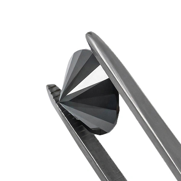 1 Carat Round Cut Calibrated Black Diamond Lot