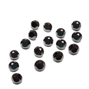 1 Carat Round Cut Natural Black Diamond Lot