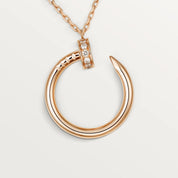 0.50 Ct Round Shaped Channel Set Lab Diamond Pendant