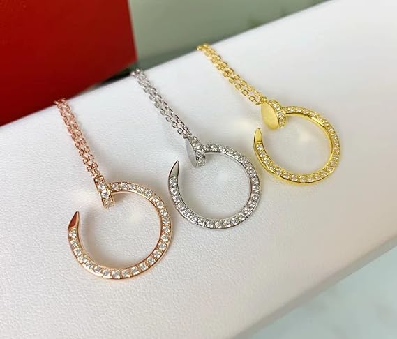 0.50 Ct Round Shaped Channel Set Lab Diamond Pendant