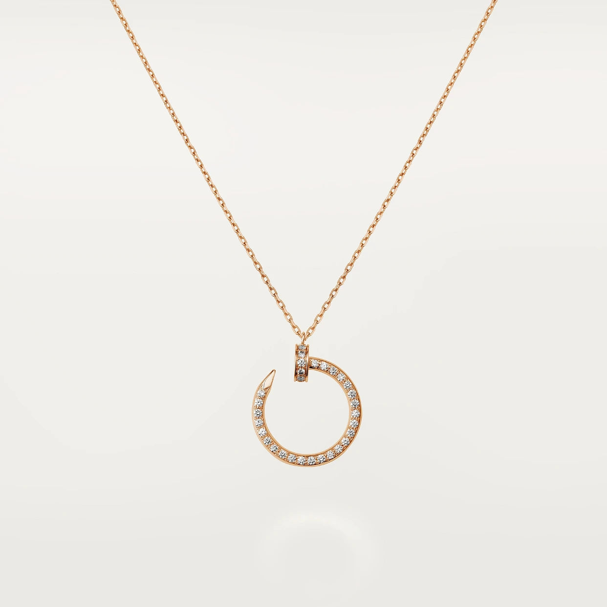 0.50 Ct Round Shaped Channel Set Lab Diamond Pendant