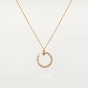 0.50 Ct Round Shaped Channel Set Lab Diamond Pendant