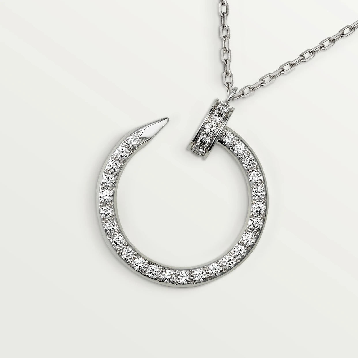 0.50 Ct Round Shaped Channel Set Lab Diamond Pendant 950 Platinum Natural Diamond