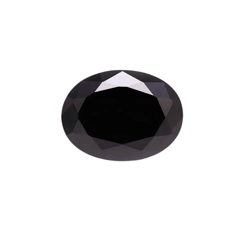 7 X 5 Mm Oval Cut Fancy Black Diamond