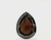 1.07 Carat Pear Shape Salt and Pepper Diamond