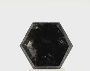 1.70 Ct Hexagon Shape Salt and Pepper Diamond