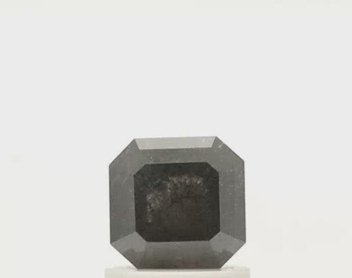 1.35 Ct Radiant Cut Salt and Pepper Diamond
