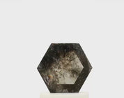 0.63 ct Hexagon Shape Salt and Pepper Diamond