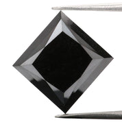 1 Carat Princess Cut Diamond Natural Black Diamond
