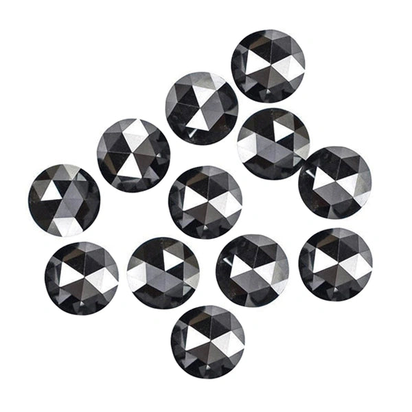 2.60 MM To 3.00 MM Rose Cut Diamond Black Diamonds Lot