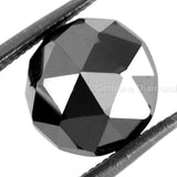 0.5 to 3 Ct Rose Cut Diamond Loose Black Diamond