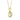 0.50 Carat Round Shaped Solitaire Bezel Setting Diamond Pendant In Yellow Gold