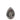 0.77ct Pear Cut Salt and Pepper Diamond