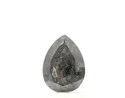 0.50 Carat Pear Cut Salt and Pepper Diamond