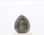 0.70 Ct Pear Shape Salt and Pepper Diamond