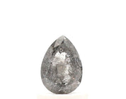 0.72 Ct Pear Cut Salt and Pepper Diamond
