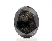 2.16ct Oval Shape Salt and Pepper Diamond
