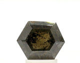 2.46 Ct Hexagon Shape Salt and Pepper Diamond
