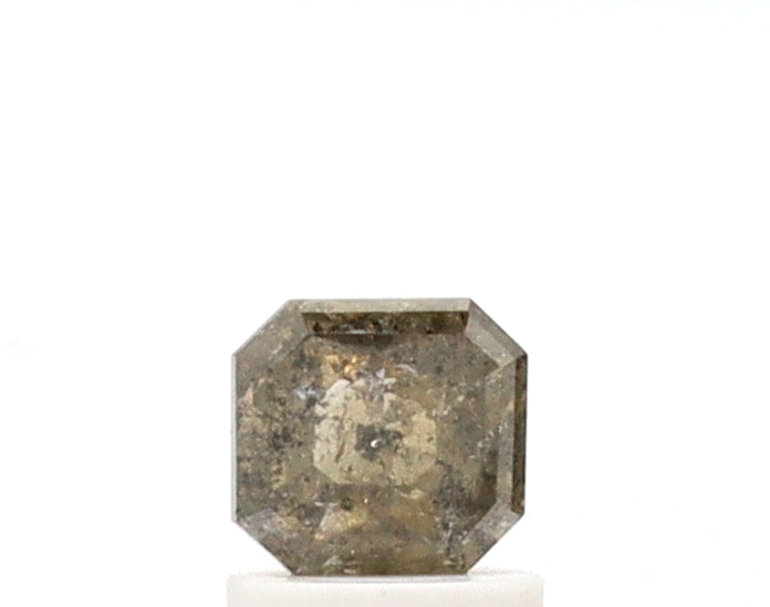 0.95 Ct Asscher Cut Salt and Pepper Diamond