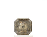0.95 Ct Asscher Cut Salt and Pepper Diamond