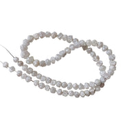 20 Inch Gray Uncut Diamond Beads Strand