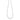 24 Inch White Diamond Faceted Beads Necklace