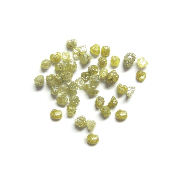 3 Carat Yellow Rough Diamond Beads